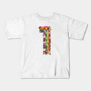 You are No.1  LGBT flower rainbow Kids T-Shirt